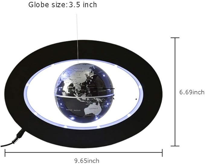 Home Desk Night Light Ball Desktop Decoration Sphere Ornament for Desk LED Night Lights for Educational Home Office Decor Desk Levitation Floating Lamp