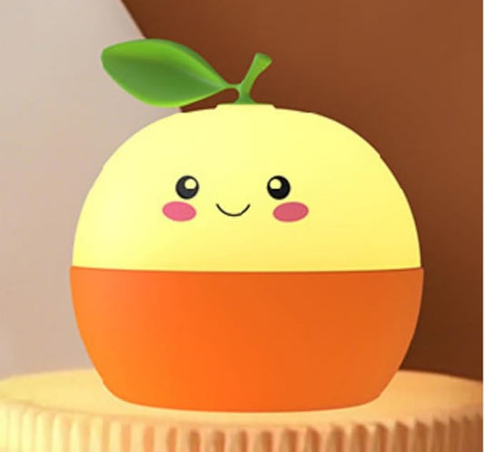 Tangerine Night Light,Cute Orange Sleep Light,Night Light for Kids,Charming lamp Decoration for Children's Rooms, Delightful Gifts for Baby Boys and Girls, Christmas Presents