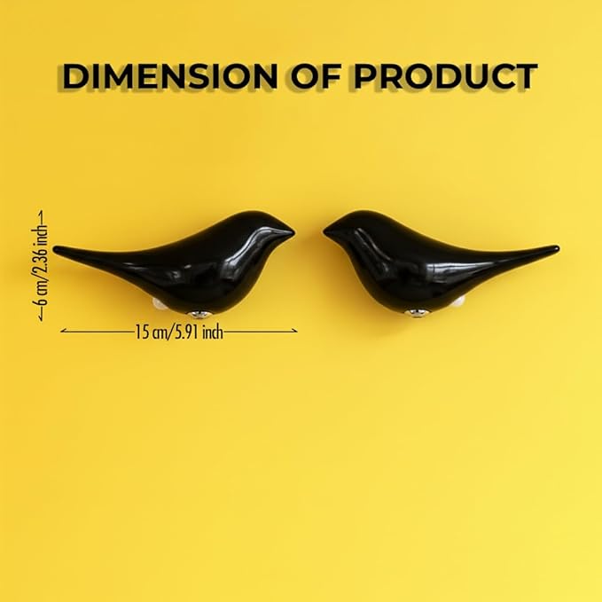 Obsidian Birds Night Lights with Motion Sensor(2-Pack), Rechargeable Battery Operated & Wireless Wall Lights, Home Decor for Living Room, Bedroom, Easter Gift