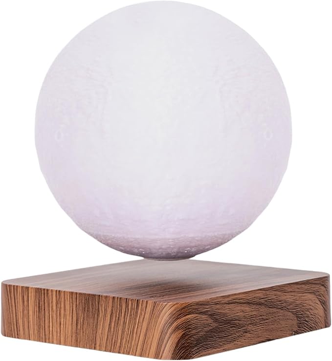 Moon Lamp 3D Printing Magnetic Levitating Moon Light Lamps for Home Office Decor Creative Gift Has 3 Colors Modes