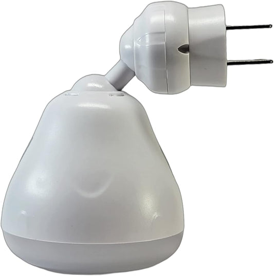 Bright Night Light LED Motion and Light Sensor AC Outlet Plug-in Flexible Neck Rotatable PIR Automatic Lamp Dusk to Dawn (5, Watts)