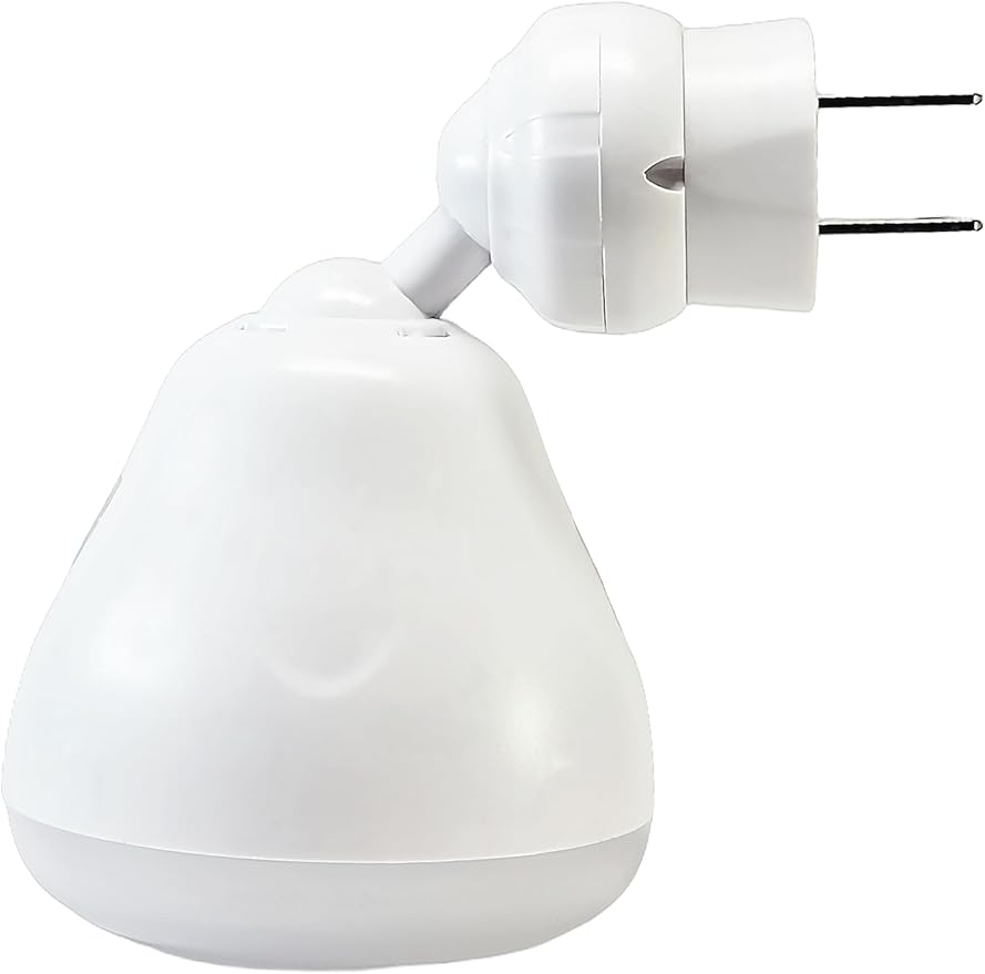 Bright Night Light LED Motion and Light Sensor AC Outlet Plug-in Flexible Neck Rotatable PIR Automatic Lamp Dusk to Dawn (5, Watts)
