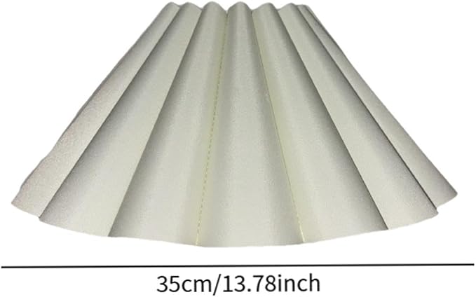 Generic Cloth Lampshade Floor Lamp Shade Simple Decorative Easy Assembly Petal Table Lamp Shade Floor Light Cover for Home Decor, White