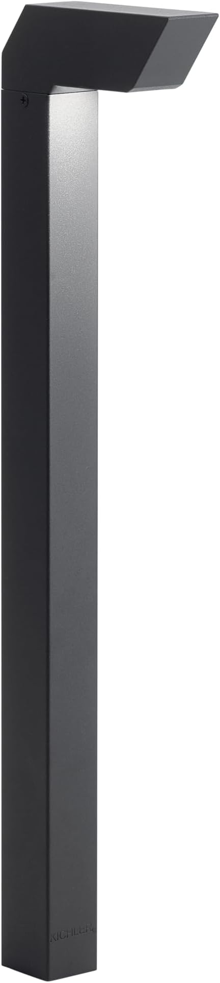 Kichler 12V LED Right Angle Path Light in Textured Black, Outdoor Landscape Lighting, 15846BKT, (1.5" W x 22" H x 5.75" L)