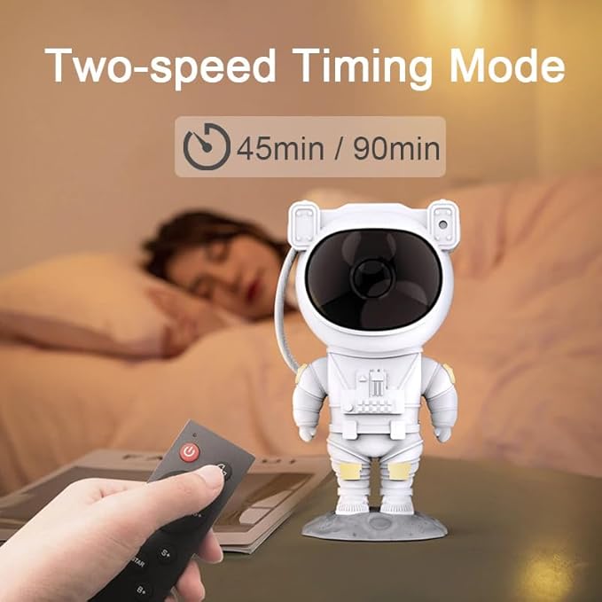 Star Projector Galaxy Night Light, Astronaut Galaxy Projector with Timer and Remote Control, Sunset lamp, Gift for Kids Adults for Bedroom, Birthdays,Christmas, Valentine's Day. ﻿