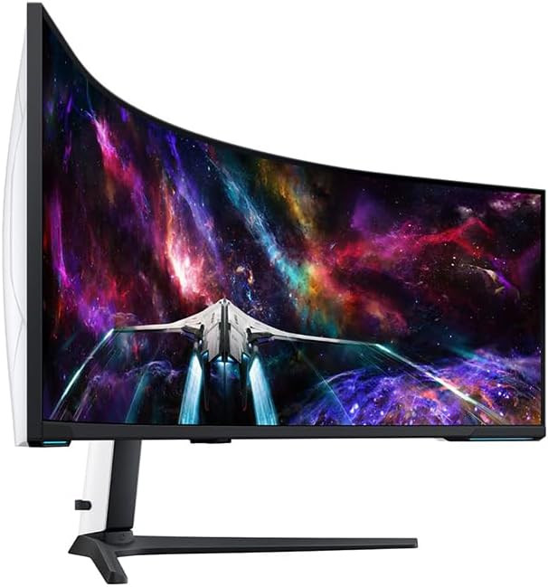 Samsung 57" Odyssey Neo G9 Dual 4K UHD Quantum Mini-LED Curved Gaming Monitor Bundle with Tech Smart USA Elite Suite 18 Standard Editing Software Bundle + 2 Year CPS Enhanced Protection Pack