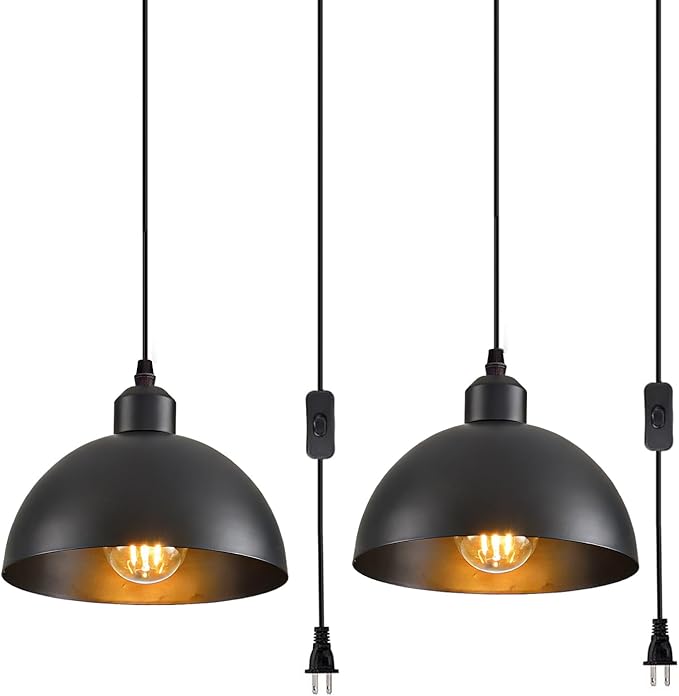Farmhouse Pendant Lighting,Chandelier Industrial Pendant Light, Modern Kitchen Island Lights Fixtures Ceiling Hanging Dining Room Living Room