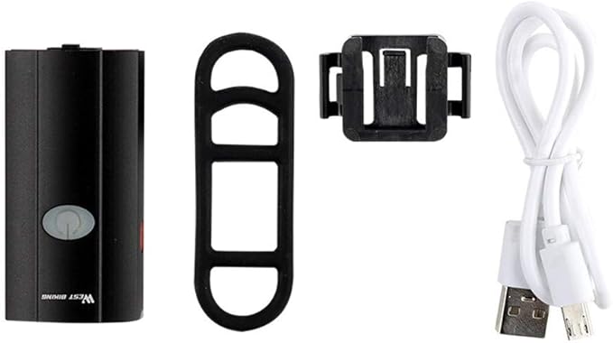 2 in 1 Bike Light USB Rechargeable Cycling Helmet Headlight Waterproof Bicycle Headlight Taillight Handlebar Front Light Rear Taillight Dual Purpose for Mountain Road Kids Bikes