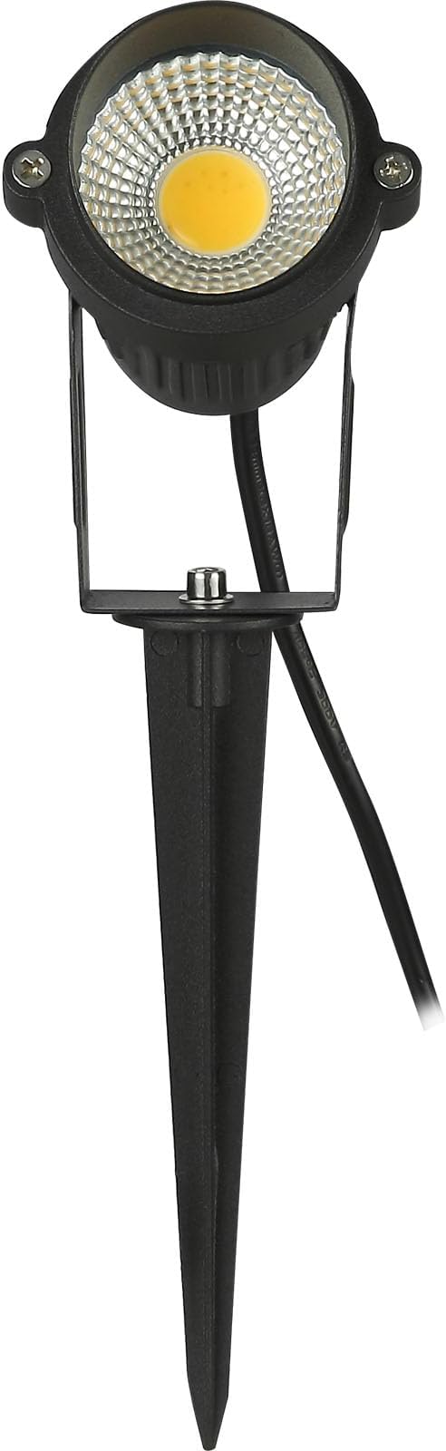 VEVOR Landscape Lighting, 6W Low Voltage LED Landscape Lights, IP66 Waterproof Landscape Spotlights Yard Lawn Garden Pathway Outdoor Lights 12V 24V 450LM Warm White 3000K (12 Pack with Connectors)