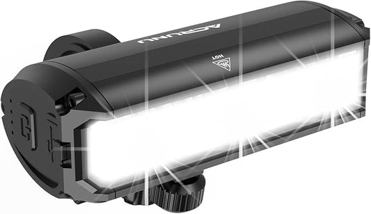 Super Bright 3400 Lumens LED Bike Light USB Rechargeable - 5 Modes Bicycle Headlight with 7H Runtime, IPX6 Waterproof, Quick Release Mount for Mountain Road Cycling Commuting Night Safety