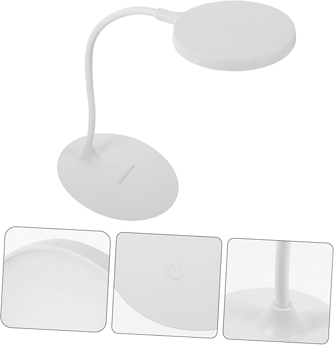 NUOBESTY Dimmable USB Desk Lamp with Angle Eye Caring Reading Light for Office and Study Soft Flicker Lamp with Touch Control Modern Small Desk Light for Comfortable Use