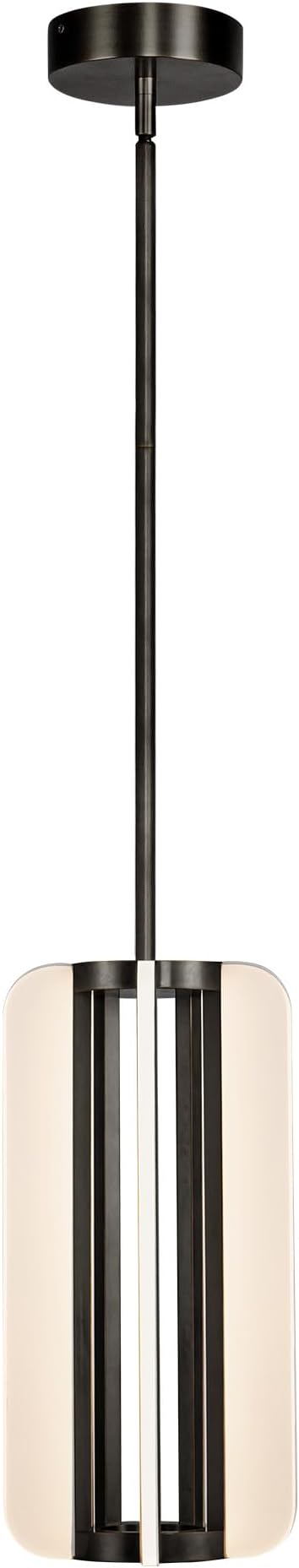 Alora Anders 7-in Urban Bronze LED Pendant | Modern Chandelier Light Fixture | SKU PD336507UB