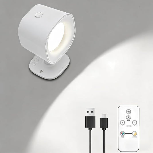 Motion Sensor Wall Light with Remote Control, 11 Lighting Mode & Dimmable Wireless Wall Sconces, 2200mAh Rechargeable Battery Operated Motion Sensor Light Indoor for Living Room Bedroom Hallway