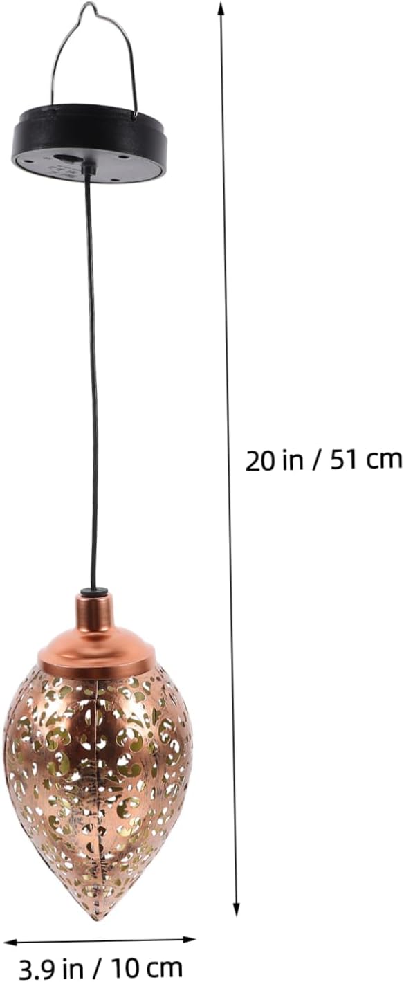 Kisangel Outdoor Waterproof Hollow Projection Lantern for Garden and Patio Solar Powered Tiki Torch Light with Flickering Flame for Yard and Lawn Decoration