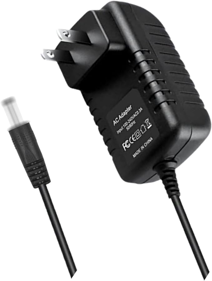 AC Adapter Replacement for Govee H6078 RGBIC Floor Lamp LED Wi-Fi App Control Smart lamp DC24V 24 V 24.0V 24 Volt 24 Volts 24VDC Power Supply Mains PSU, Black