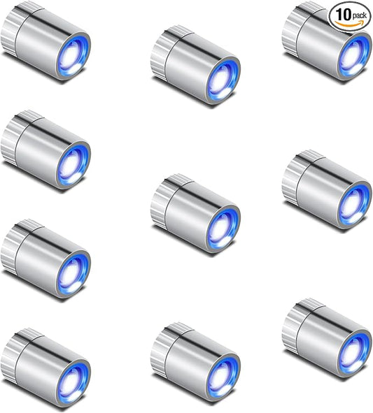 Mini LED Lights, 10 PCS Small Spotlight Battery Operated Tiny SMD Lamp for DIY Craft & Creative Decor. Perfect for Miniatures, Displays, and Custom Projects (Blue-10)