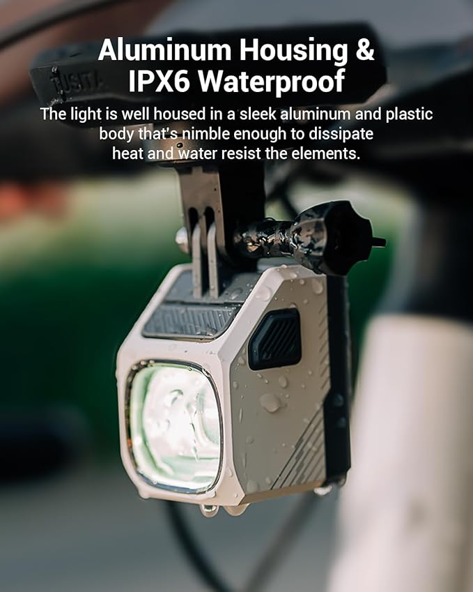 Magicshine EVO 1700 Underneath Mounted Bike Lights for Night Riding,USB-C Rechargeable Bike Headlight, IPX 6 Waterproof Bike Front Light for Road Urban Cyclists