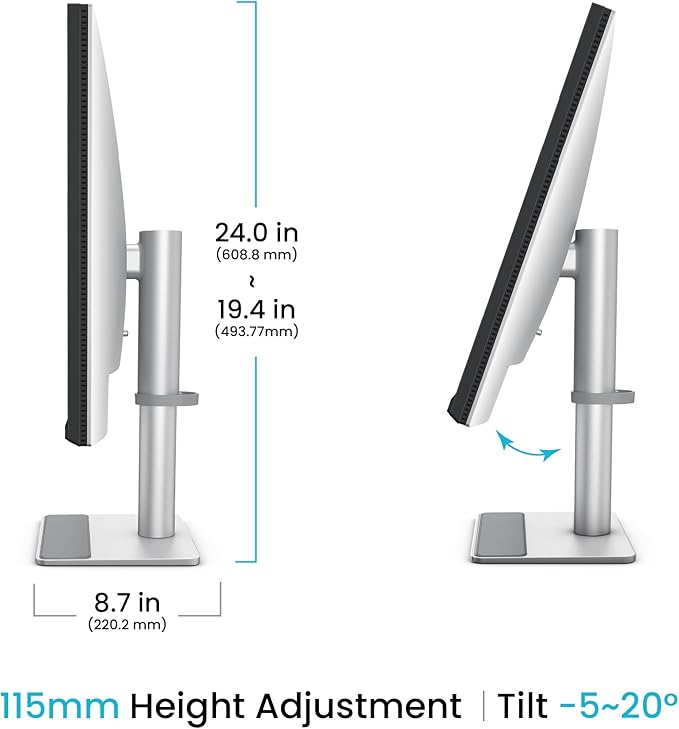BenQ MA320UP 32” 4K 3840x2160 Monitor for MacBook® Pro/Air, Dual USB-C, 90W Power Delivery, Mac Color Match, USB Hub, Brightness & Volume Control on Mac, Height & Tilt Adjustable Stand, P3 Color Gamut