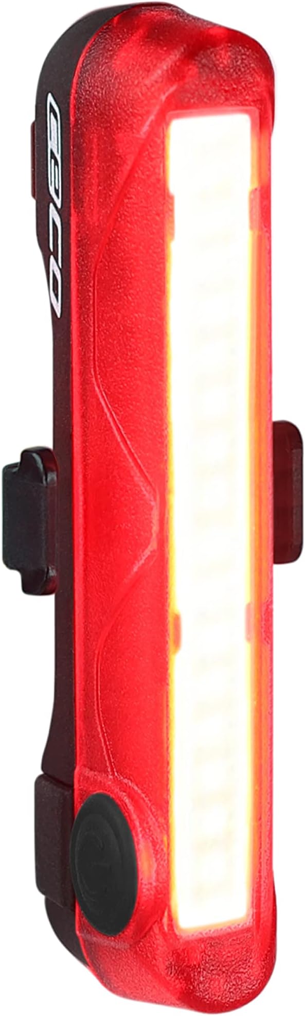 CECO-USA: 60 Lumen USB Rechargeable Bike Tail Light - Super Wide & Bright Model TC60 Bicycle Rear Light - IP67 Waterproof, FL-1 Impact Resistant - COB LED Red Safety Light - Pro Grade Bike Tail Light