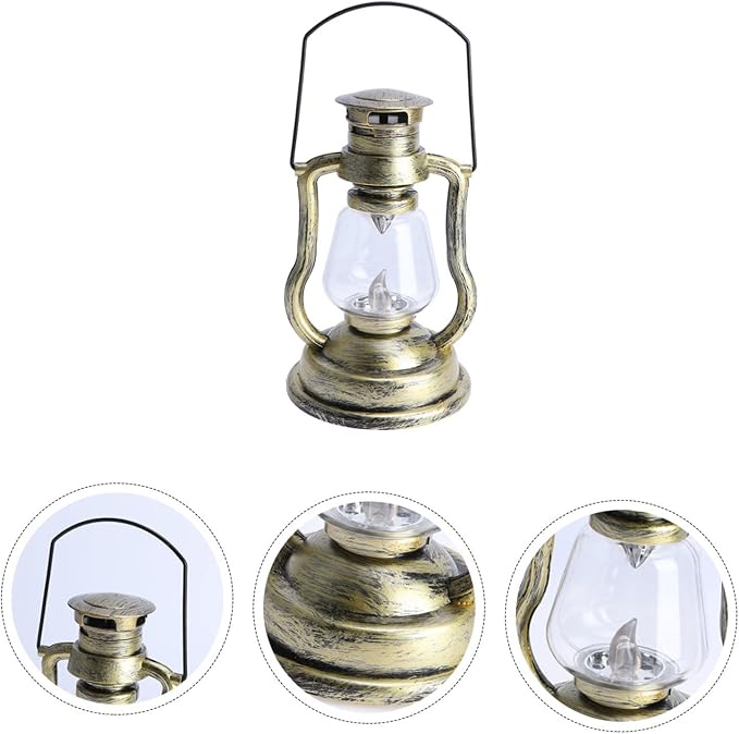 PRETYZOOM Chic Retro Horse Lantern Night Light Handheld Rechargeable Lamp for Bedroom Decor Boho Decor Night Lamp for Bedroom