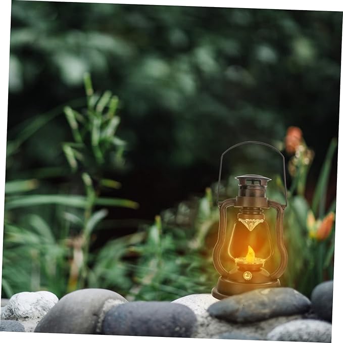 GLEAVI 1pc Vintage Kerosene Lantern Rechargeable Design for Home Decor Festive Events and Bar Settings Chic Handheld Light for Warm Atmosphere Battery Not Included