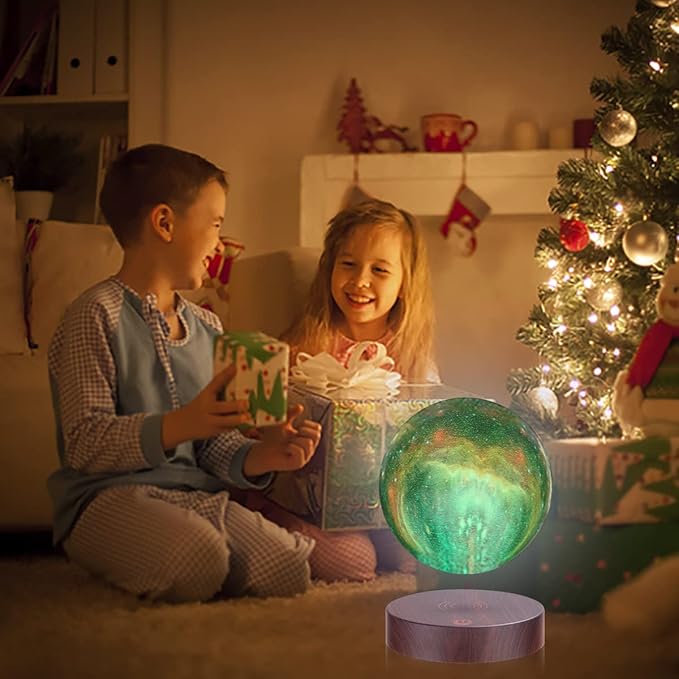 VGAzer Levitating Moon Lamp Floating and Spinning in Air Freely with 16 Colors LED Galaxy Moon Lamp Lights,Unique Gift & Decorative Lamp for Kids Lover Friends