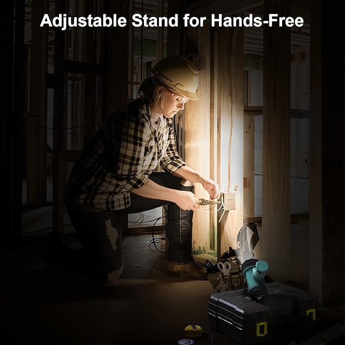 YIERBLUE Rechargeable Spotlight, Super Bright 90,000 High Lumen LED IP67 Waterproof Handheld Spotlight Long Lasting Large Flashlight Searchlight with Detachable Red Light Filter