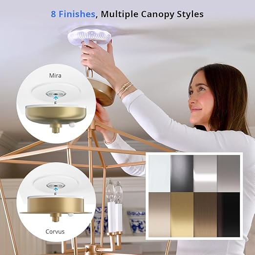 SkyPlug SkyX Smart Plug & Play Lighting Base - Corvus-Matte White Finish