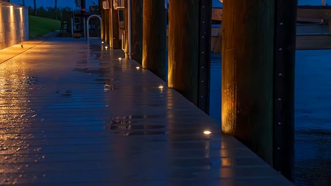 VOLT 12V 1W Solid Brass Color Changing RGBW Micro Dot LED Indicator Light (Bronze) for Outdoor Deck, Step, Patio, Path, Walkway or Hardscape Areas