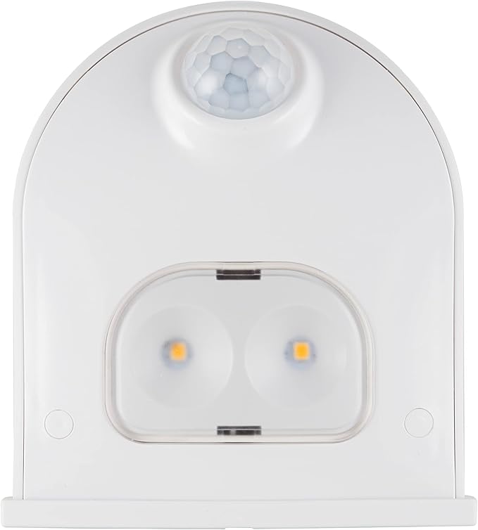 Energizer LED Motion-Activated Security Light, Battery Operated, 40 Lumens, Wireless, Indoor/Outdoor, Over-The-Door, Ideal for Entryway, Porch, Patio, Basement, Shed, Garage, 38184 (Pack of 2)