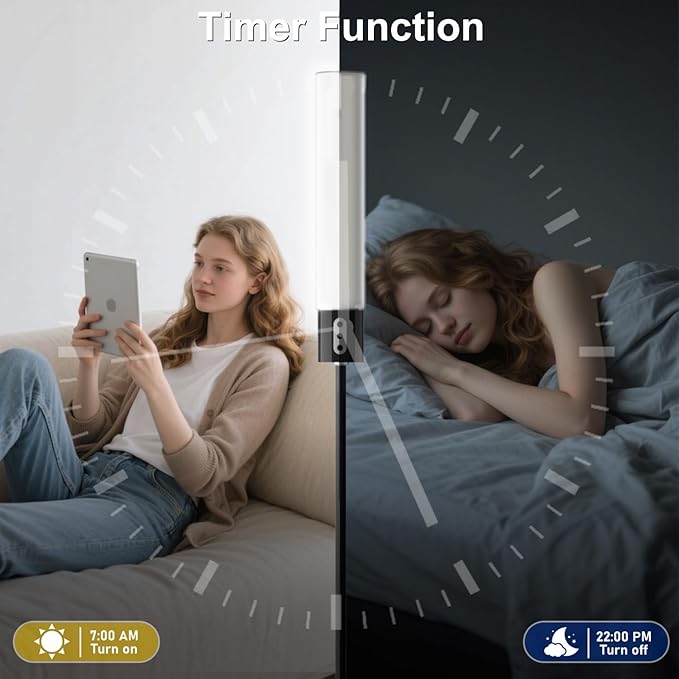 luckystyle RGBICW Floor Lamp, 1500Lumen Smart Floor Lamps with Music Sync and 16 Million DIY Colors,Dimmable Modern Floor Lamps with Remote and Bluetooth APP Control LED Lamp for Bedroom Living Room