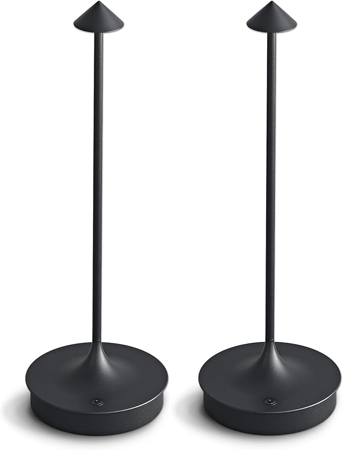 Cordless Table Lamp Rechargeable LED Table Lamps Battery Operated 4000mAh Touch Dimmable Wireless Lamp Waterproof Portable Outdoor Table Light for Restaurants and Dining Home Indoor/Outdoor Use
