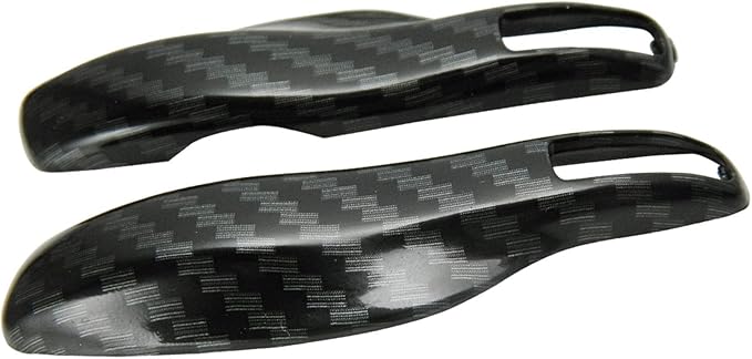x xotic tech Carbon Fiber Style Smart Remote Key Fob Protector Cover Shell Case Holder Compatible with Porsche Boxster Cayenne Panamera Cayman Macan Carrera 911 991 918 Spyder(Fits 3 Button)