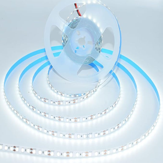SUYOOULIN LED Strip Lights, 16.4ft/5m SMD 2835 600 LEDs Light Strips, 15000LM Flexible AC 110V Waterproof IP68 LED Ribbon for DIY Christmas Home Indoor Outdoor Decor(Daylight White 6500K)