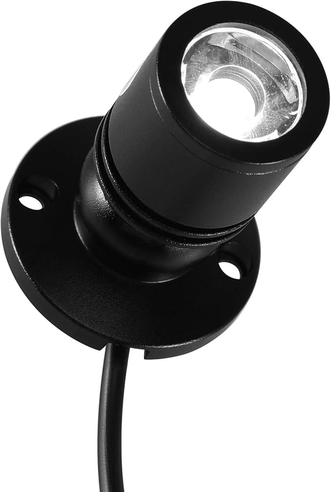 Uonlytech Small LED Spotlight Jewelry Showcase Small LED Spot Light USB- Powered Spotlight for Jewelry, White Light