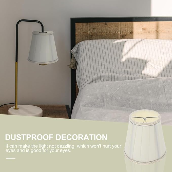 Chandelier Lamp Shade, Fabric Lampshade Housewarming Lampshade Decorative Cloth Crafts Household Accessory Table Decor Lamp Shade
