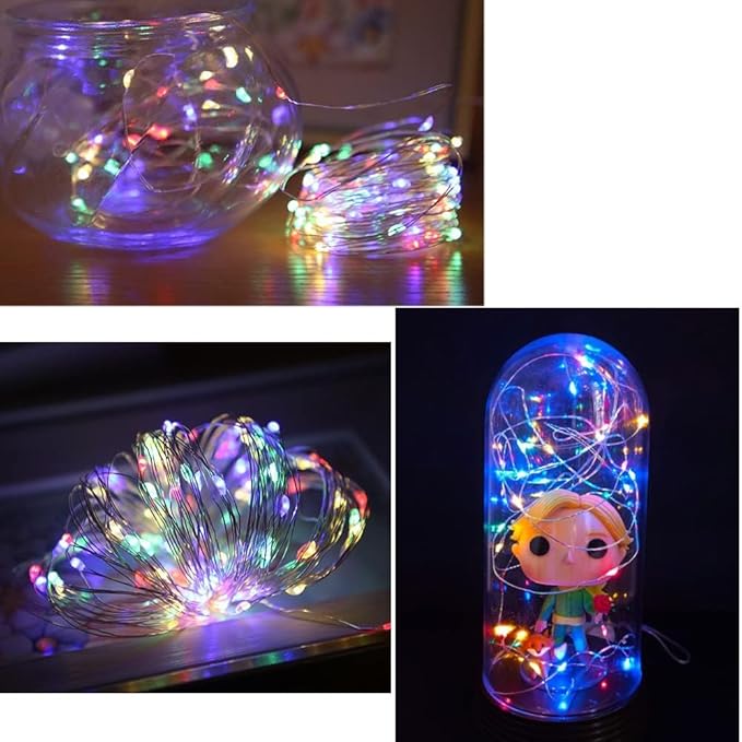 SOCO 12 Pack Fairy Lights Battery Operated, 7ft 20 Led Mason Jar Lights, Waterproof Fireflynew
