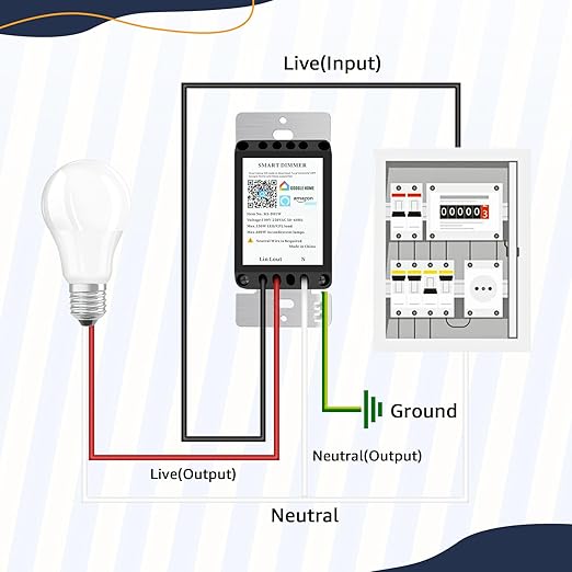 Greencycle Smart Dimmer Switch,4PK Single Pole, Needs Neutral Wire,2.4GHz WiFi Light Switch,Work with Alexa and Google Home, ETL Certified,No Hub Required,for Dimmable 150W LED CFL,600W Incandescent