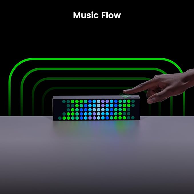 YEELIGHT Cube Smart Lamp, 16 Million Colors Option LED Cube Lamp, Dynamic Lighting, Music Flow, Clock, Text & Emoji Modes, WiFi Connected, APP Control Desk Lighting for Kids Room, Relaxation