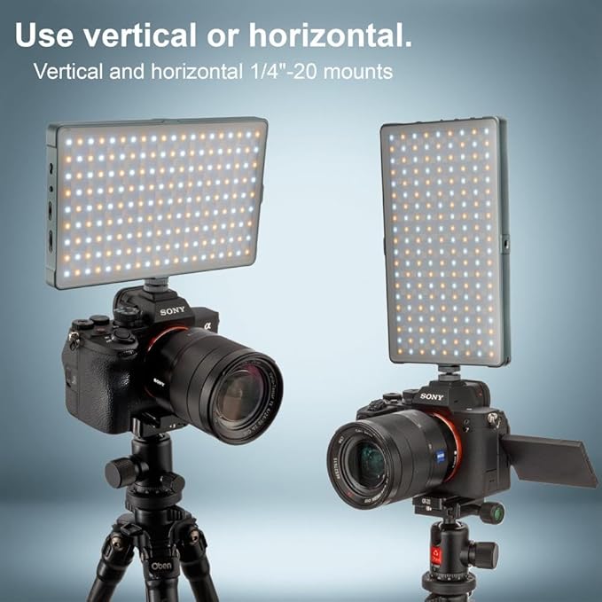 Pocket RGB Video Light Panel | 3.7V, 10000mAh Li-ion Rechargeable Battery | High CRI and TLCI | RGB LED Lights Controls | 2500 to 9900K CCT Range, Designed for Content Creators and Vloggers by GENARAY