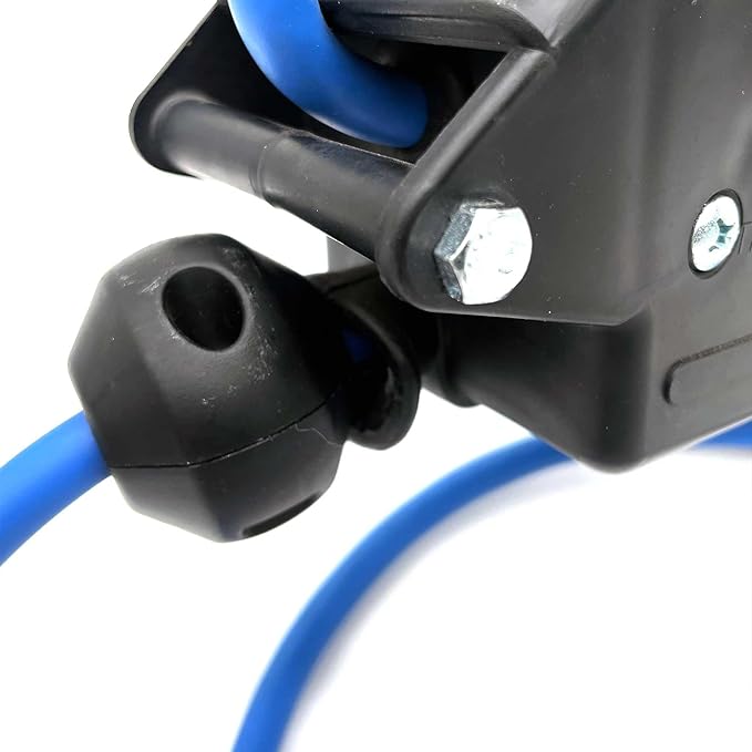 ARCTIC LEASH Outdoor Extreme Cold Weather Retractable Extension Cord Reel – 40 ft Heavy-Duty 16/3 SJEOOW Cable with 15A Resettable Breaker, 180° Swivel Mount, Polypropylene Housing, AL-401516-F-SB