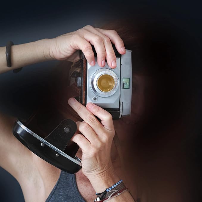 Sunset Ambient Light Film 2.6 Inch Transparent Orange Filter Sheet for Atmosphere Lighting and Multi-Color Sunset Lamp Effects