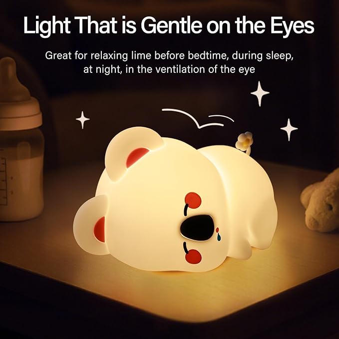 Gifts for Women,Koala Cute Night Light with Dimmable-Christmas Stocking Stuffers for Teen Girls Boys,Silicone Squishy Animal Sleep Lamp Nightlight for Baby Nursery,Kids,Shower Christmas Gifts