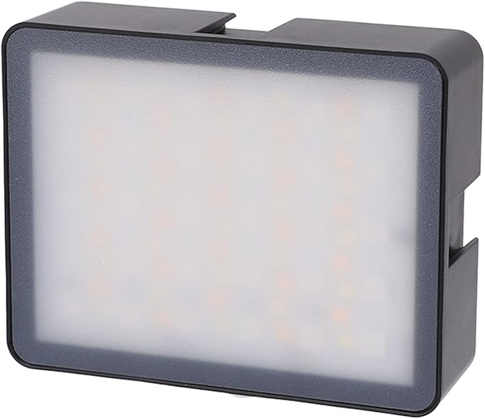 RGB Video Light with 13 Light Modes, 8W, 80 Lamp Beads, Chargeable Battery - 360 Degree Rotation, Powerful Magnets, Mobile Live Photography and Fill Light