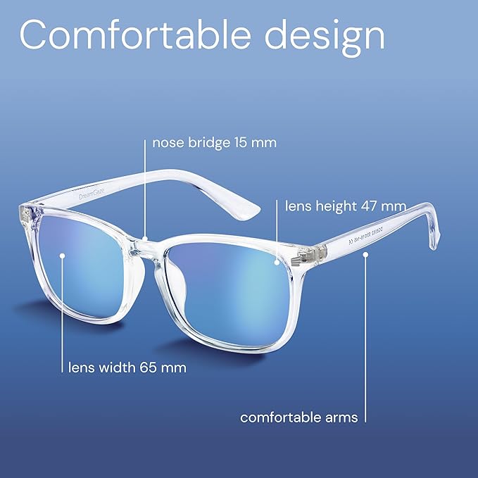 livho Gaming Blue Light Blocking Glasses for Better Sleep, Premium Night Driving, Computer Blockers for Man & Woman