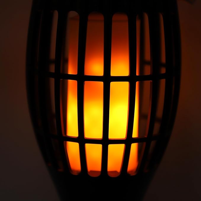 Buachois Solar Torch Lights,Solar Lights Outdoor with Flickering Flame Warm Waterproof Solar Powered Outdoor Lights Flame Torches for Outside Decor Patio Pathway Garden Yard