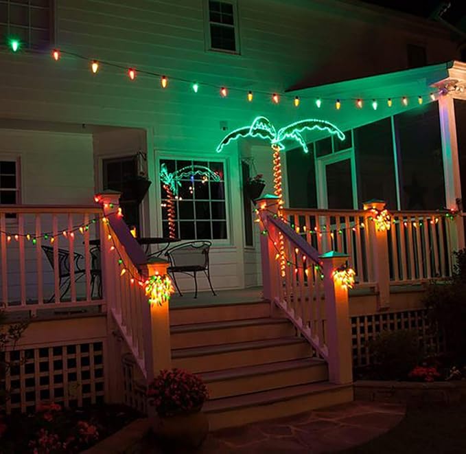 Multi-Colored Chili Pepper Halloween String Lights,13.6FT Chili Pepper Cluster Lights with 35 Chili Pepper Bulbs for Outdoor/Indoor Kitchen Garden Patio Christmas Decor