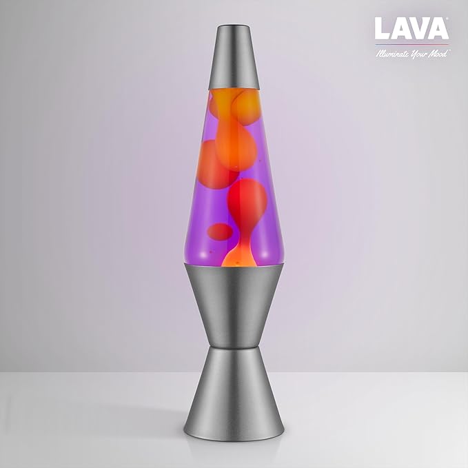 Lava® Lamp - 14.5" Purple Sunset - The Original Motion Light - Yellow Wax and Purple Liquid - Item #2635 (Amazon Exclusive)