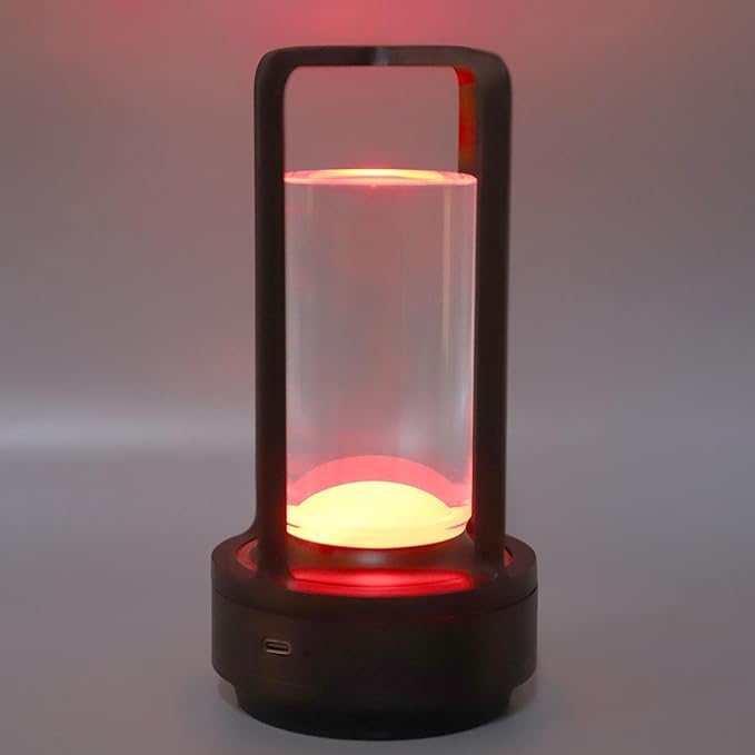 Generic Cordless , 16 Colours Rechargeable Crystal Lantern Lamp, Crystal Lantern, LED Lamp with Touch Control and Remote for Tables, Living Rooms, Offices (Silver), Genericzdbp7wqx0r-12