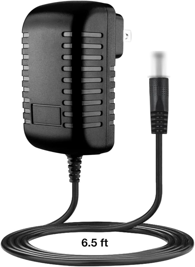 AC Adapter Replacement for Govee H6078 RGBIC Floor Lamp LED Wi-Fi App Control Smart lamp DC24V 24 V 24.0V 24 Volt 24 Volts 24VDC Power Supply Mains PSU, Black